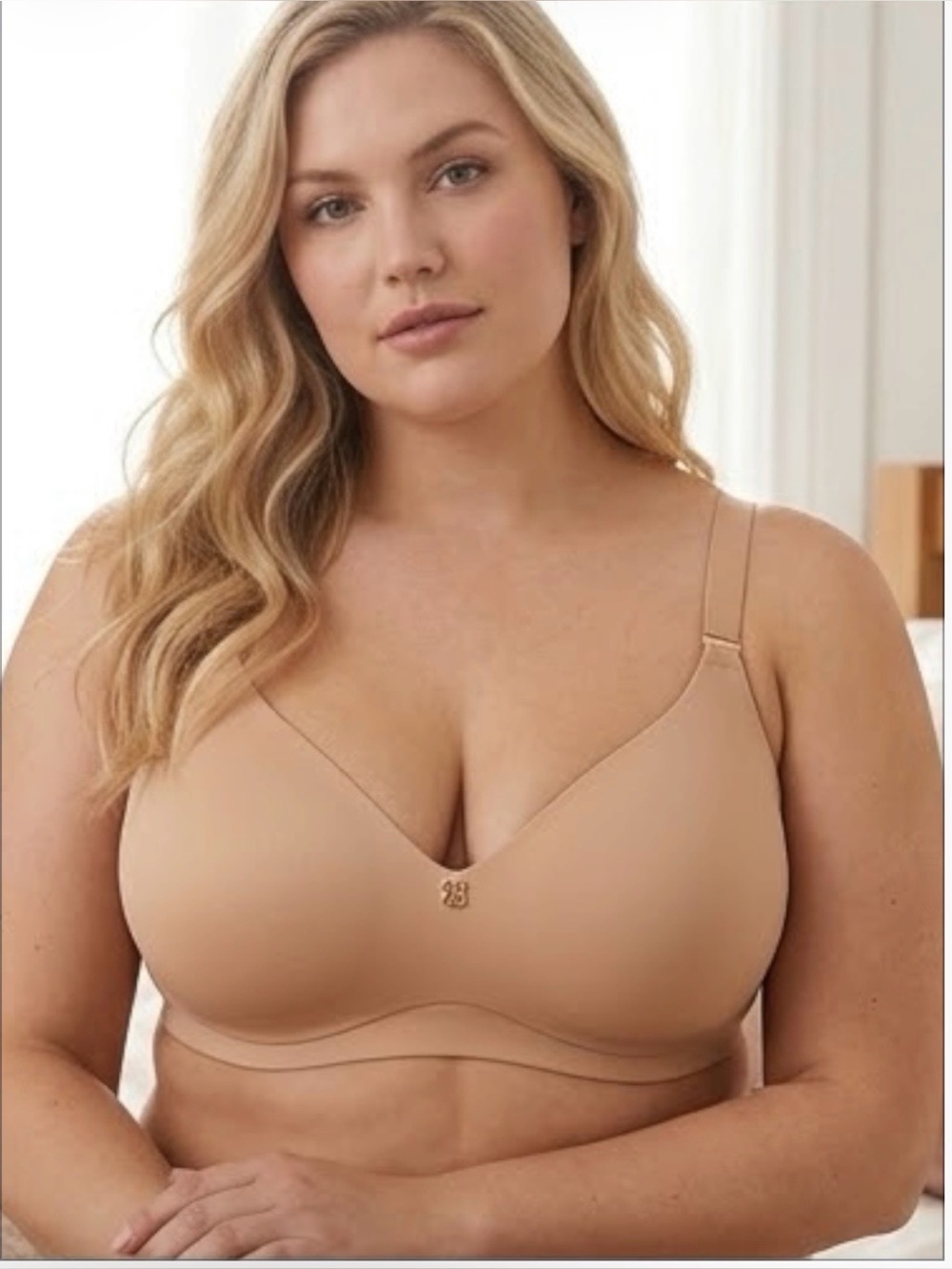 Honeylove T-shirt Bra Size 36DDD(F) Nude Smooth Full Coverage Comfort Everyday